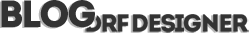 Logotipo do Blog Design. Portfolio DRF Designer