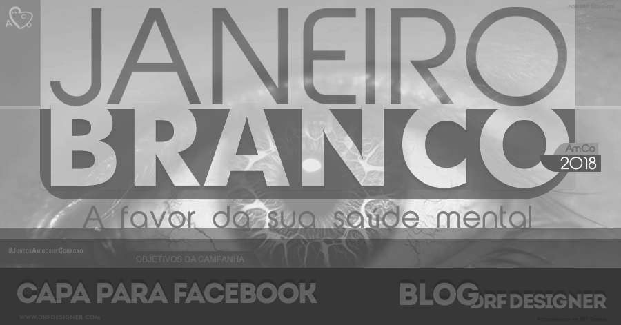 facebook, capas para facebook, facebook covers, facebook cover, facebook cover photo, capas, covers, capa, linha do tempo, fanpage facebook, time line, fotos, imagens. Capa Janeiro Branco AmCo 2018 para Página no Facebook