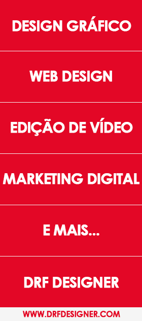 Arte Anúncio Blog DRF Designer Serviços - 280x632px - Design Gráfico, Web Design, Edição de Vídeo, Marketing Digital, cartaz, banner, folder, pink, rosa, cor rosa, cartaz rosa, banner rosa, folder rosa, design online, petrolina design, graphic design, digital art