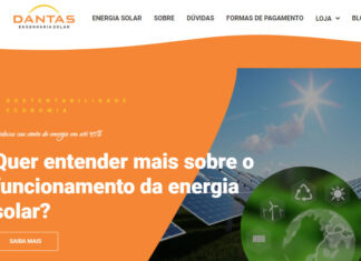 Criação de site de Energia Solar em Petrolina e Juazeiro - Dantas Engenharia Solar, DRF Designer, Desenvolvimento, Web Designer Juazeiro e Petrolina