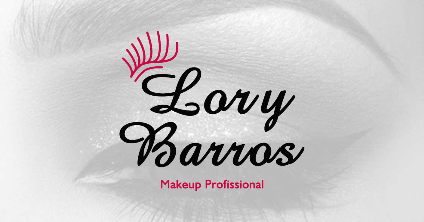 Logo Makeup Profissional em Salvador Lory Barros, Logo Lory Barros Makeup Profissional e Delivery