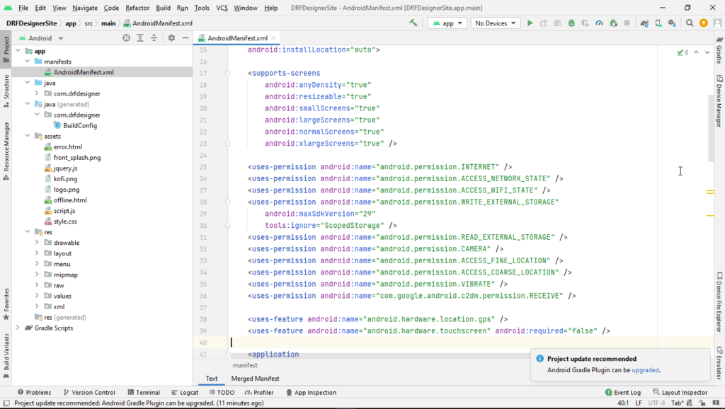 Aplicativos Nativos para Android de Sites e Redes Sociais