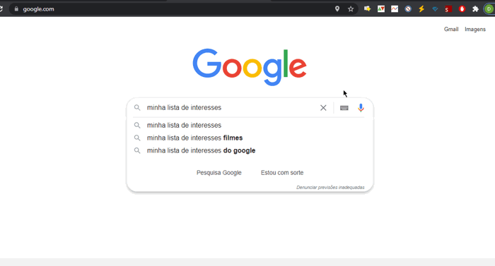 como salvar filme ou serie no google passo 3